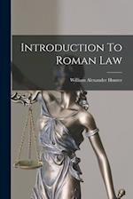 Introduction To Roman Law 