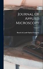 Journal Of Applied Microscopy; Volume 3 