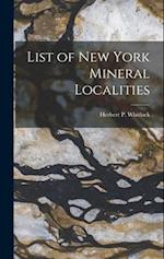 List of New York Mineral Localities 