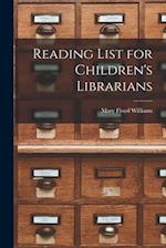 Reading List for Children's Librarians 