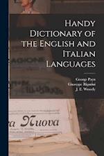 Handy Dictionary of the English and Italian Languages 