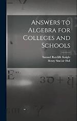 Answers to Algebra for Colleges and Schools 