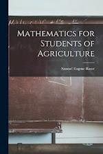 Mathematics for Students of Agriculture 