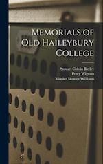 Memorials of Old Haileybury College 