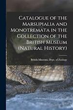 Catalogue of the Marsupialia and Monotremata in the Collection of the British Museum (Natural History) 