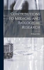 Contributions To Medical and Biological Research 