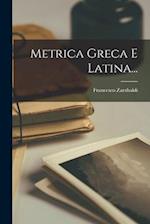 Metrica Greca E Latina...