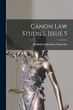 Canon Law Studies, Issue 5 