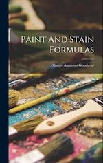 Paint And Stain Formulas 