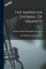 The American Journal Of Insanity; Volume 53 