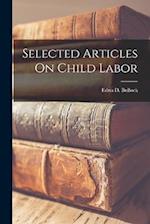 Selected Articles On Child Labor 