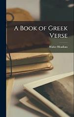 A Book of Greek Verse 