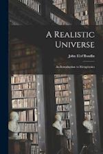 A Realistic Universe: An Introduction to Metaphysics 