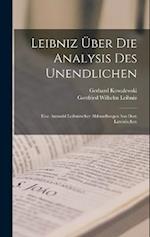 Leibniz Über Die Analysis Des Unendlichen