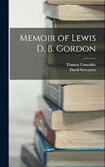 Memoir of Lewis D. B. Gordon 