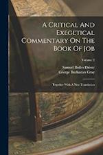 A Critical And Exegetical Commentary On The Book Of Job: Together With A New Translation; Volume 2 