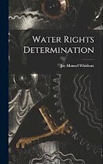 Water Rights Determination 