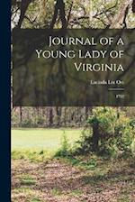 Journal of a Young Lady of Virginia: 1782 
