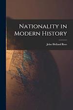 Nationality in Modern History 