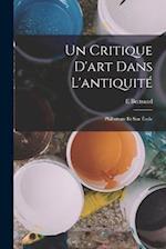 Un Critique D'art Dans L'antiquité