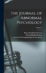 The Journal of Abnormal Psychology; Volume 2 