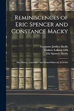 Reminiscences of Eric Spencer and Constance Macky: Oral History Transcript / and Related Material, 1954-195 