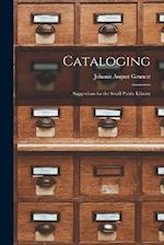 Cataloging: Suggestions for the Small Public Library 