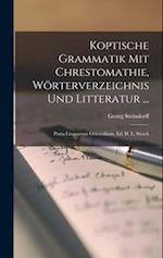 Koptische Grammatik Mit Chrestomathie, Wörterverzeichnis Und Litteratur ...