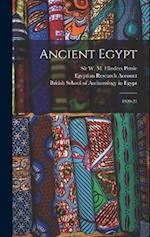 Ancient Egypt: 1920-23 
