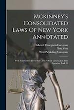 Mckinney's Consolidated Laws Of New York Annotated: With Annotations From State And Federal Courts And State Agencies, Book 25 