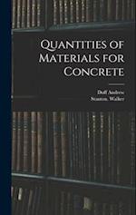 Quantities of Materials for Concrete 