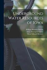 Underground Water Resources of Iowa 