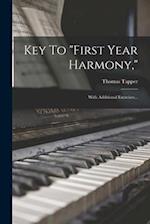 Key To first Year Harmony,