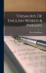 Thesauris Of English Words & Phrases 