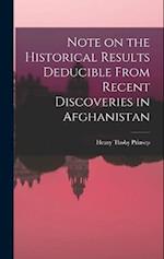 Note on the Historical Results Deducible From Recent Discoveries in Afghanistan 