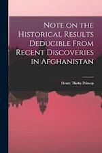 Note on the Historical Results Deducible From Recent Discoveries in Afghanistan 
