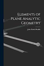 Elements of Plane Analytic Geometry 