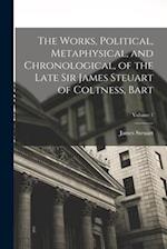 The Works, Political, Metaphysical, and Chronological, of the Late Sir James Steuart of Coltness, Bart; Volume 1 