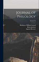 Journal of Philology; Volume 25 