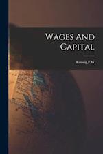 Wages And Capital 