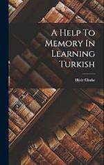 A Help To Memory In Learning Turkish 