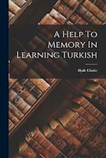 A Help To Memory In Learning Turkish 