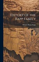 History of the Kapp Family
