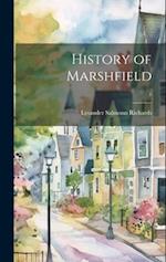 History of Marshfield; 1 