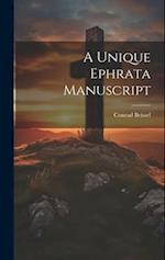 A Unique Ephrata Manuscript 