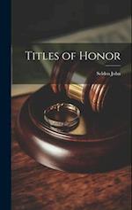 Titles of Honor 