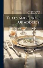 Titles And Forms Of Address 