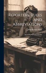 Reporters' Rules and Abbreviations; Sloan-Duployan Phonography 