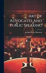 Art of Advocates And Public Speaking 