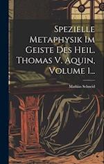 Spezielle Metaphysik Im Geiste Des Heil. Thomas V. Aquin, Volume 1...